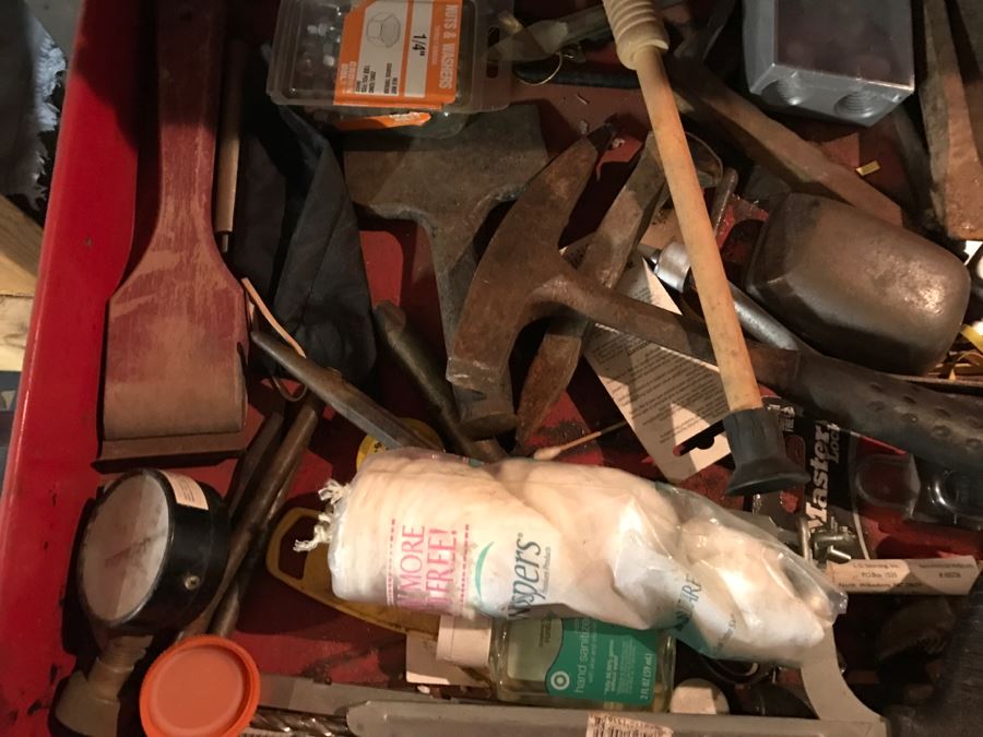 Vintage Craftsman Rolling Toolbox Cabinet LOADED With Tools - See All Photos [Photo 28]