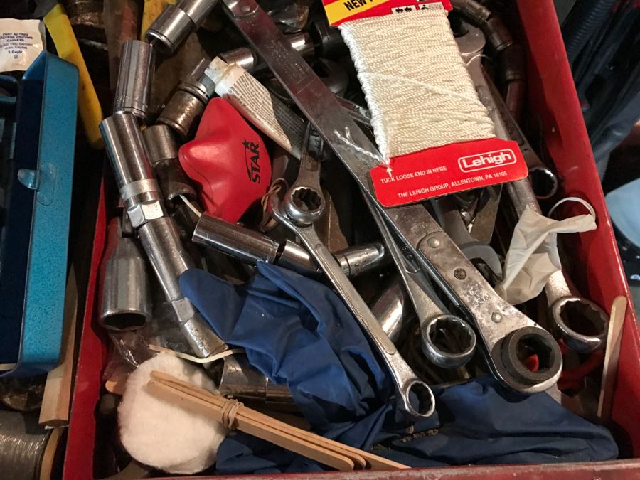 Vintage Craftsman Rolling Toolbox Cabinet LOADED With Tools - See All Photos [Photo 19]