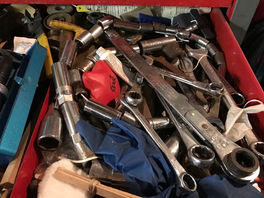 Vintage Craftsman Rolling Toolbox Cabinet LOADED With Tools - See All Photos [Photo 21]