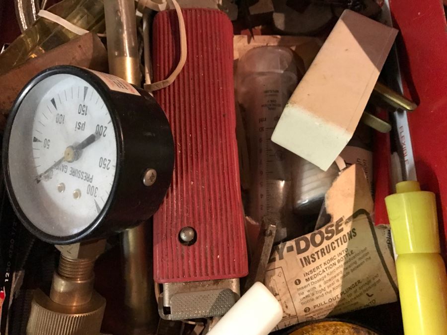 Vintage Craftsman Rolling Toolbox Cabinet LOADED With Tools - See All Photos [Photo 10]