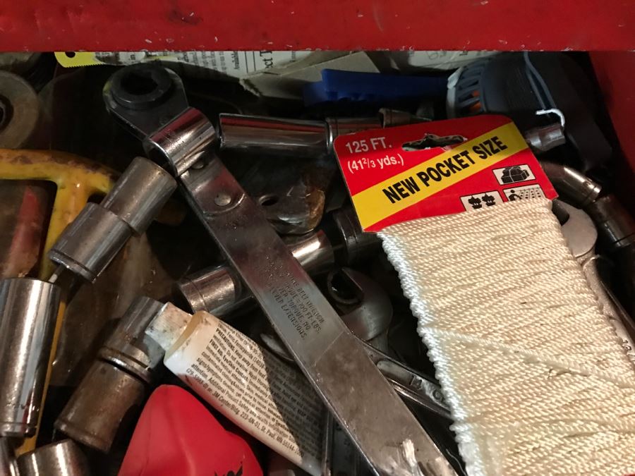 Vintage Craftsman Rolling Toolbox Cabinet LOADED With Tools - See All Photos [Photo 18]