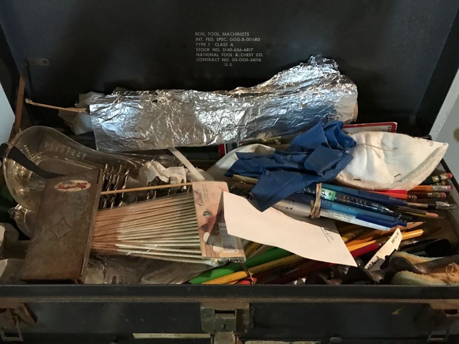 Machinists Tool Box Chest Full Of Tools [Photo 3]