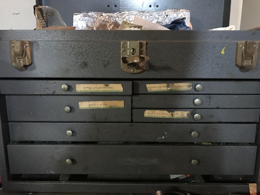 Machinists Tool Box Chest Full Of Tools [Photo 6]