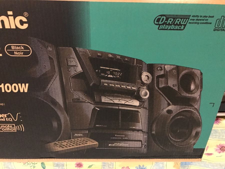 Panasonic CD Stereo Boombox SC-AK12 With Box Only Used Twice [Photo 3]