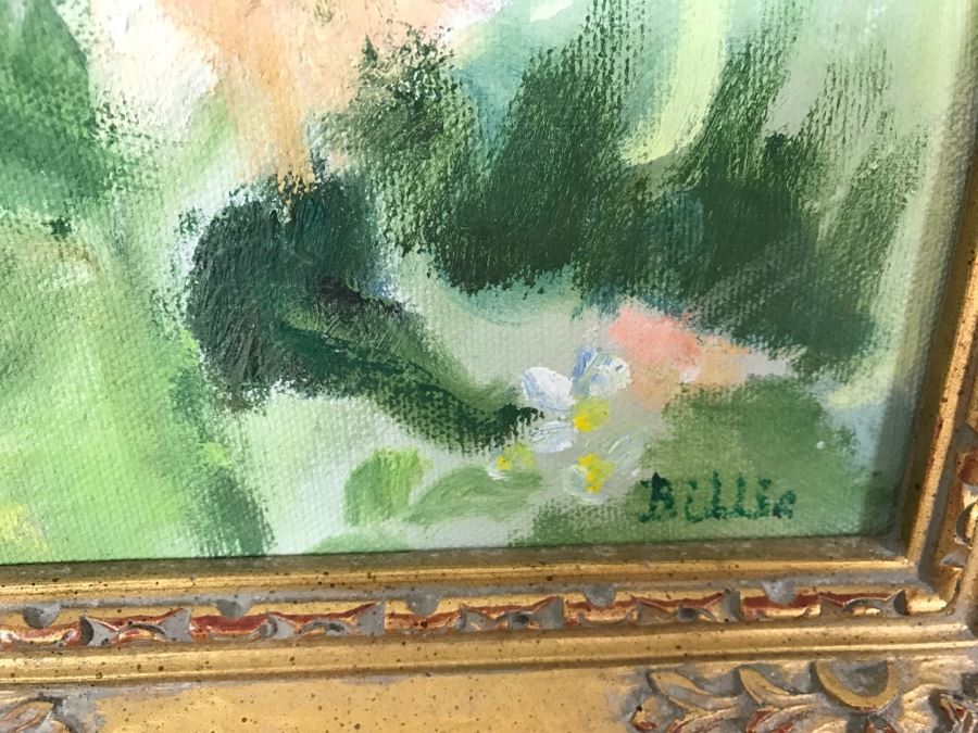 Collection Of Original Floral Oil Paintings With Gold Frame [Photo 4]