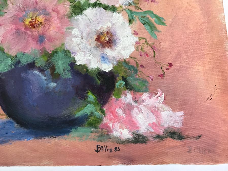 Collection Of Original Floral Oil Paintings With Gold Frame [Photo 6]