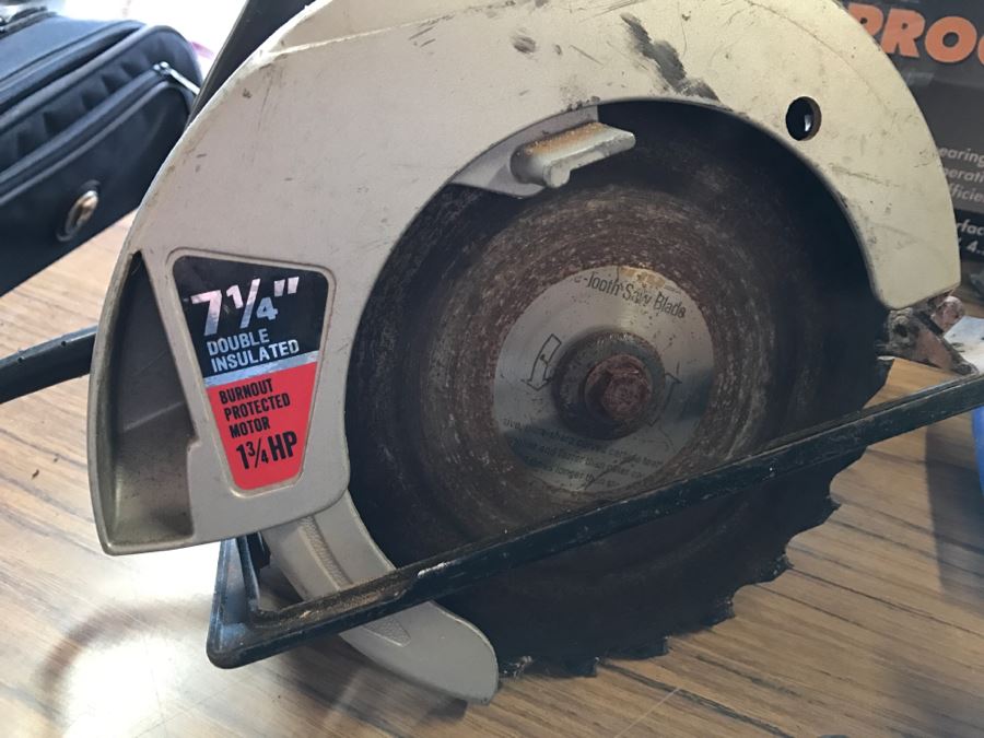 Large Power Tool Lot With Rotary Saw, Jig Saws, Electric Drill, Belt Sanders, Reciprocating Saw And Tile Hand Tools [Photo 2]