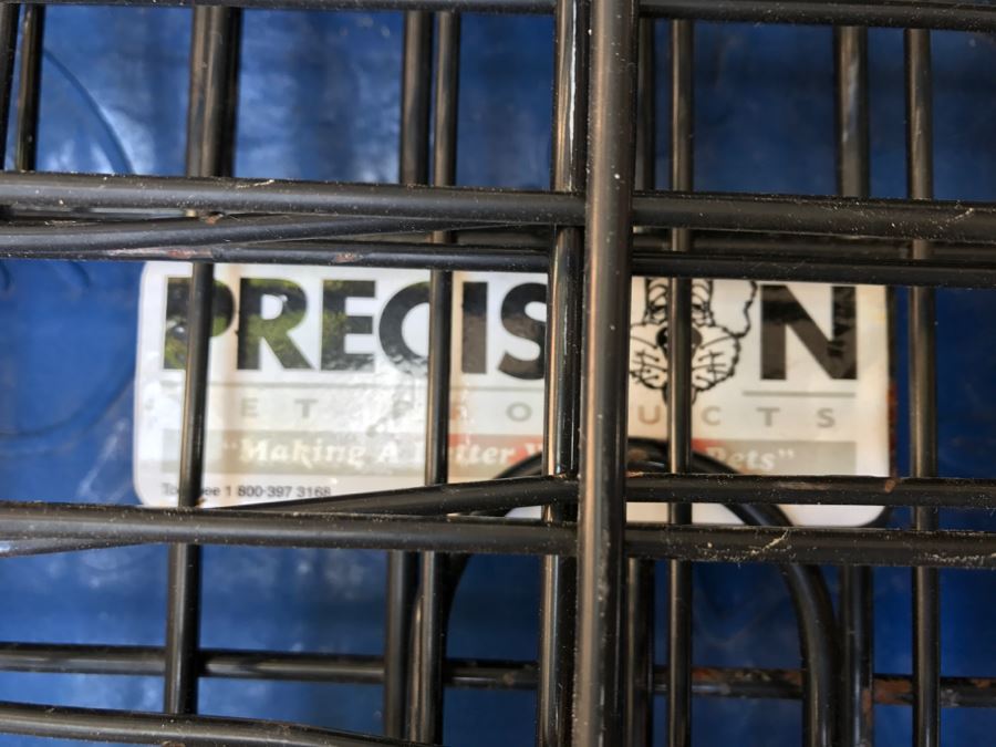 Large Black Metal Foldable Dog Kennel [Photo 2]