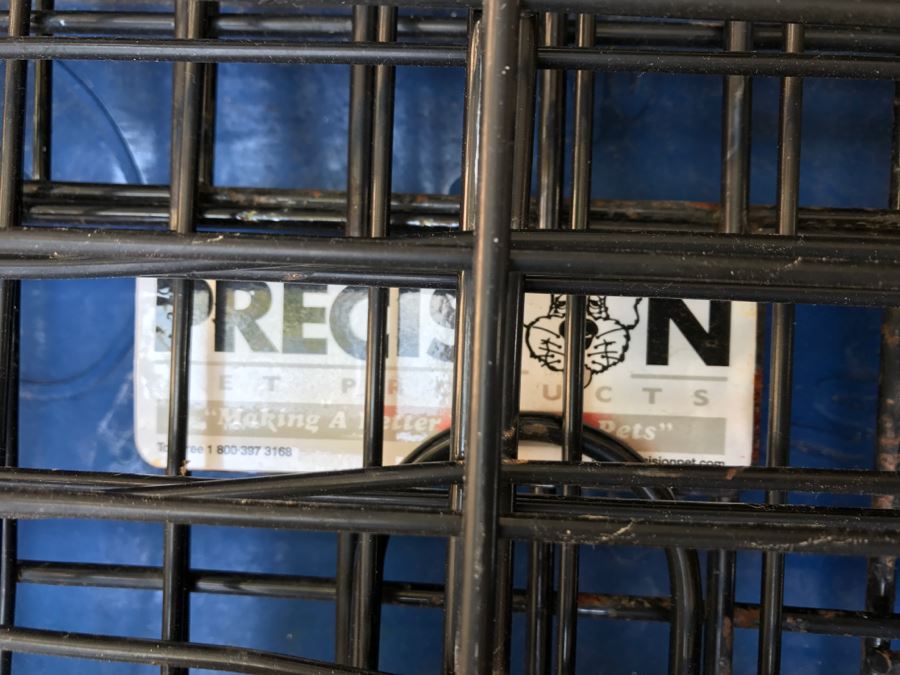 Large Black Metal Foldable Dog Kennel [Photo 3]