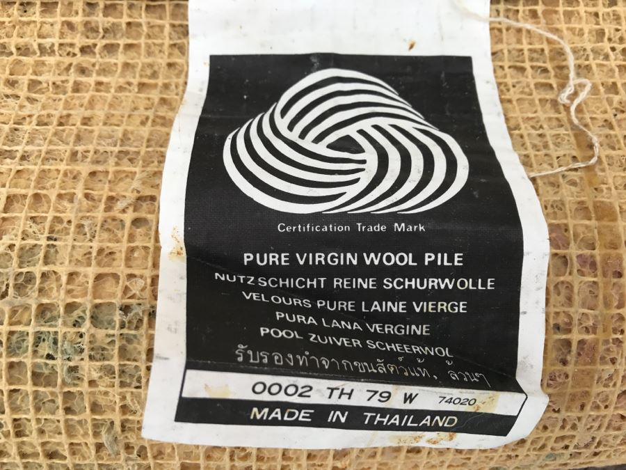 100% Virgin Wool Pile Hand Made Area Rug With Floral Motif 8' 3' x 10' 10' [Photo 8]