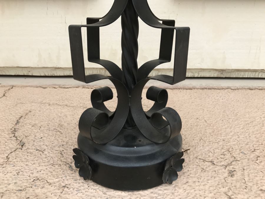 Vintage Black Column Light Fixture [Photo 3]