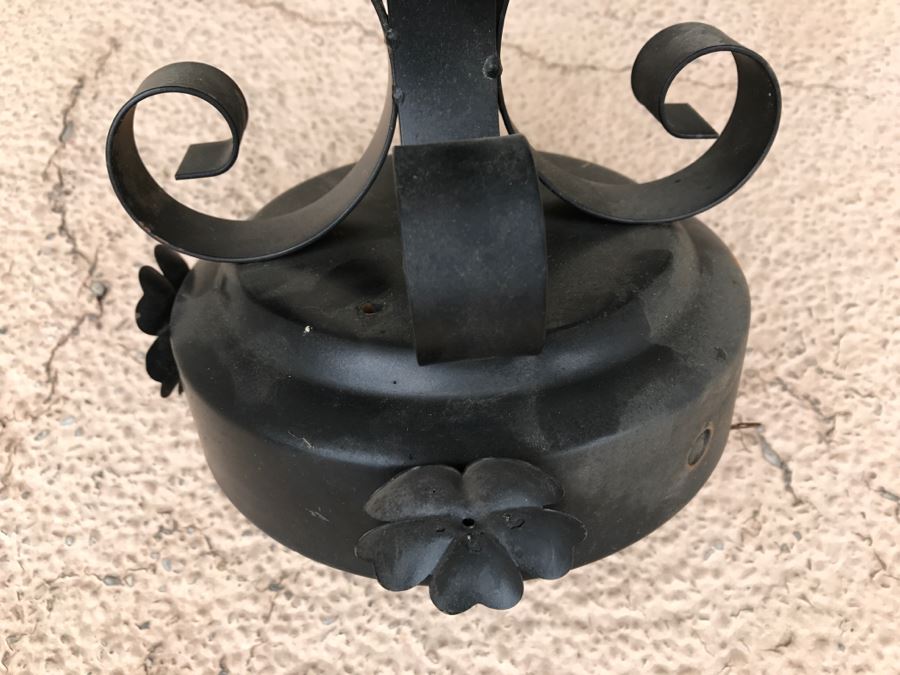 Vintage Black Column Light Fixture [Photo 7]