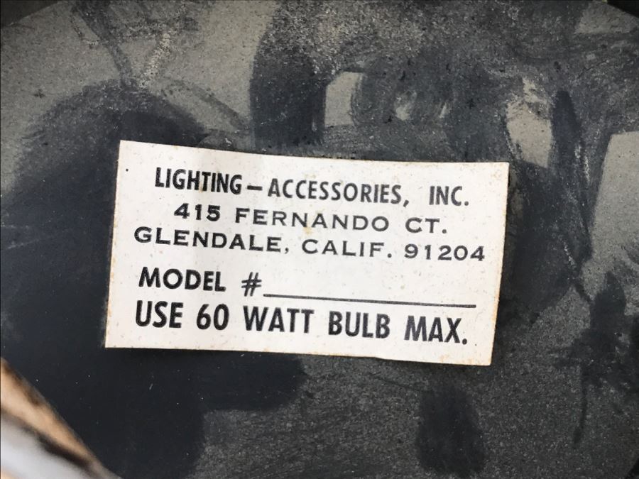 Pair Of Black Metal Wall Sconces Light Fixtures [Photo 14]