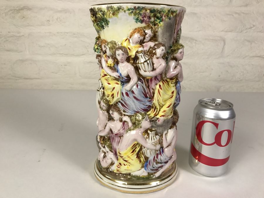 R. Capodimonte Italy M. A. S. Vase [Photo 7]