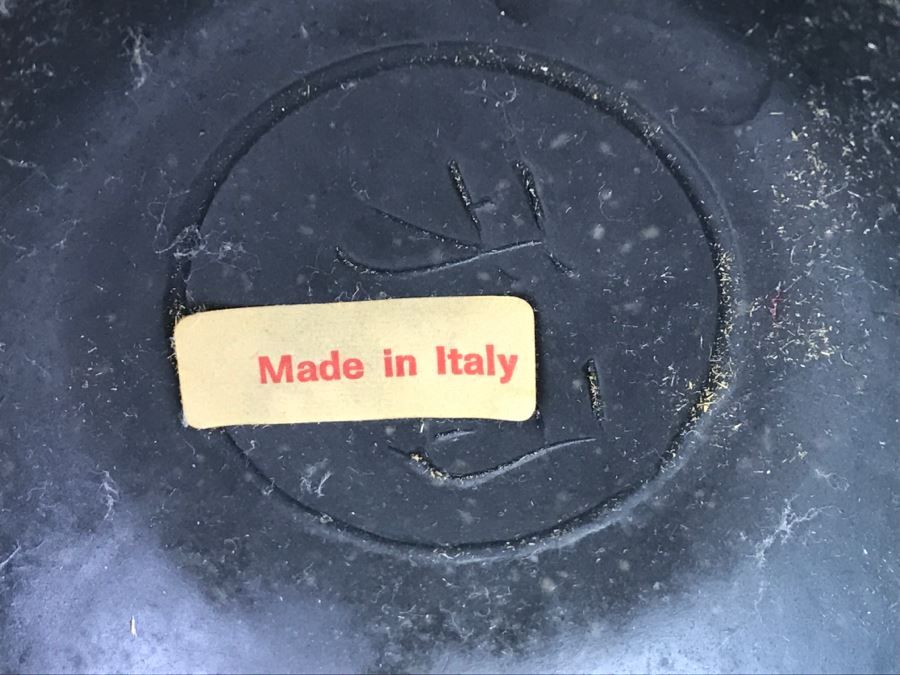 Chinoiserie Resin 'Ivory Replica' Elephant Handle Vase Made In Italy [Photo 14]