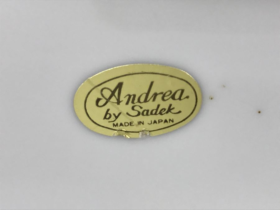 Pair Of Pink Lidded Porcelain Boxes Andrea By Sadek Made In Japan [Photo 13]