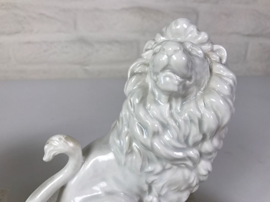 Pair Of White Lions By Fitz And Floyd Japan [Photo 6]