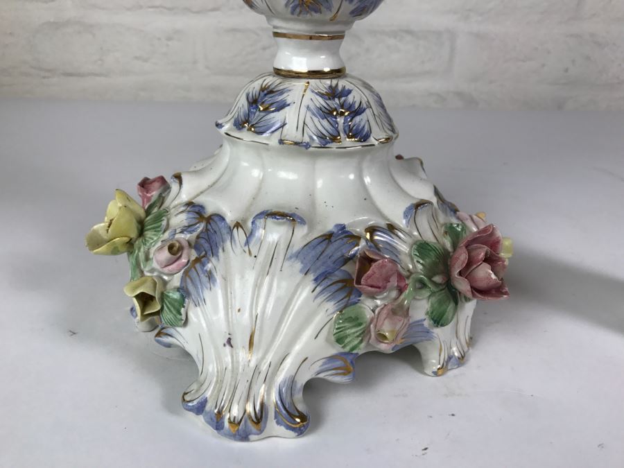 Stunning Large Capodimonte Candelabra [Photo 10]