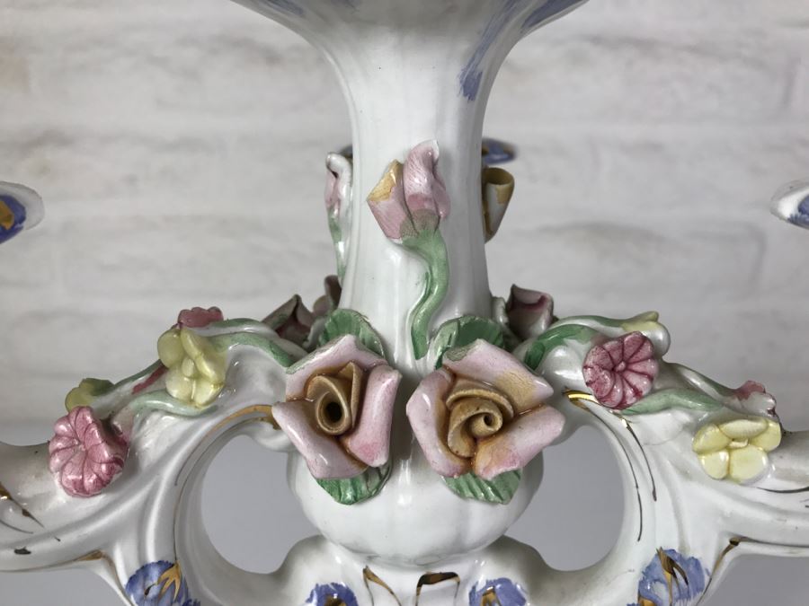 Stunning Large Capodimonte Candelabra [Photo 7]