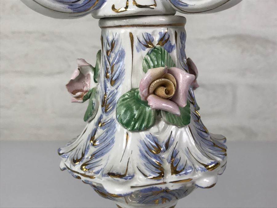 Stunning Large Capodimonte Candelabra [Photo 5]