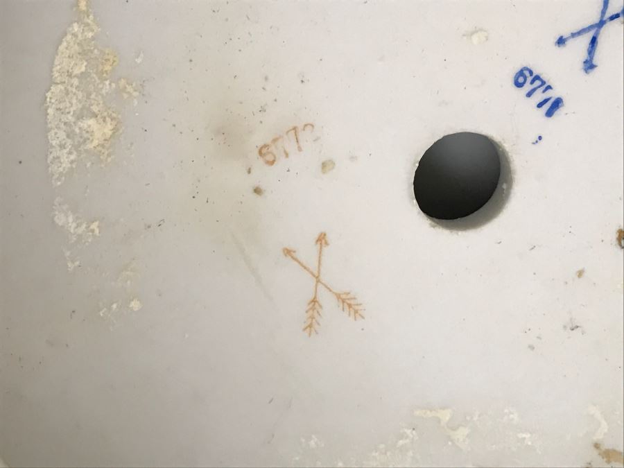 Pair Of Large Hand Painted Figures Of Young Boys On Pedestal Signed Underneath [Photo 28]