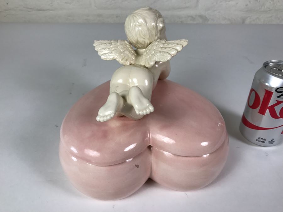 Heart Shaped Box With Cherub On Top [Photo 8]