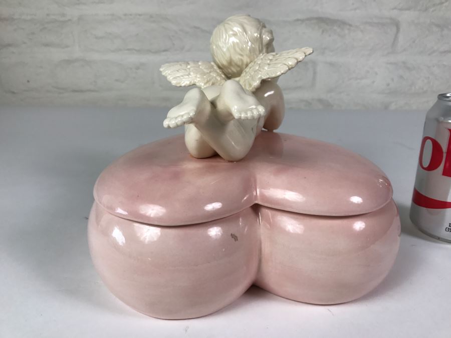 Heart Shaped Box With Cherub On Top [Photo 7]