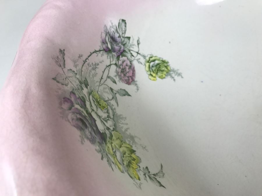 Large Vintage Wash Basin Signed Harvard [Photo 4]