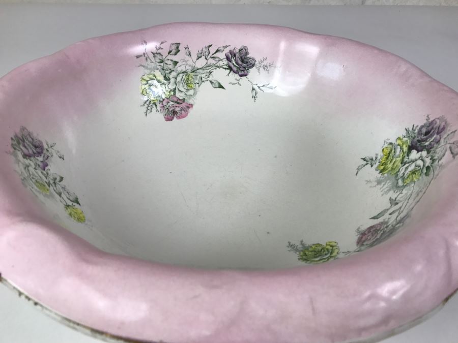 Large Vintage Wash Basin Signed Harvard [Photo 6]