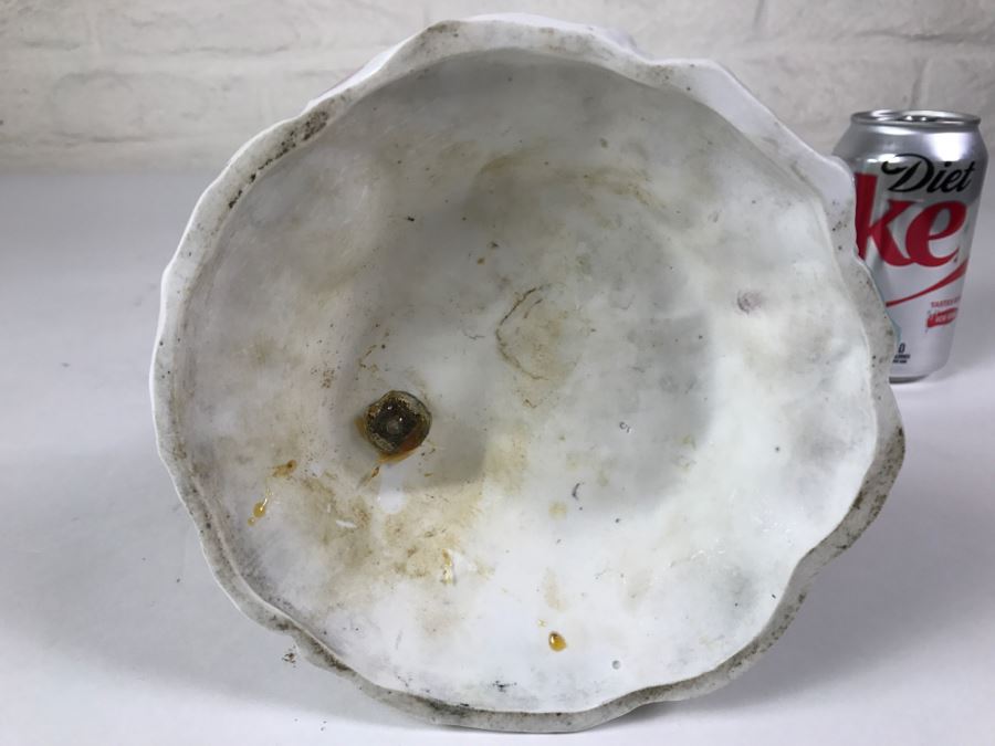 Large Figural Candelabra Of Blacksmith Man Note Repaired Damage In Photos [Photo 24]