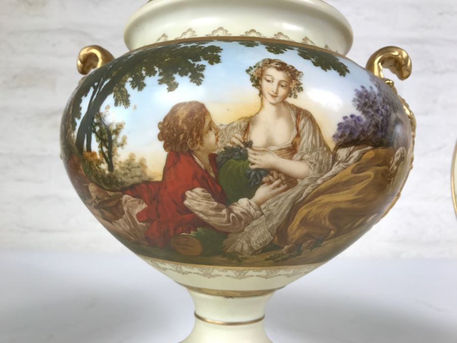 (2) Plates And Covered Footed Bowl Lenwile China Ardalt Japan [Photo 4]