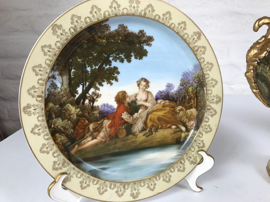 (2) Plates And Covered Footed Bowl Lenwile China Ardalt Japan [Photo 10]