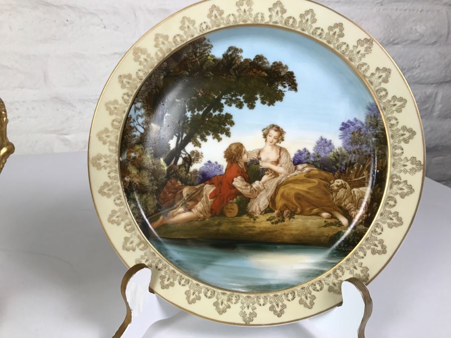 (2) Plates And Covered Footed Bowl Lenwile China Ardalt Japan [Photo 16]