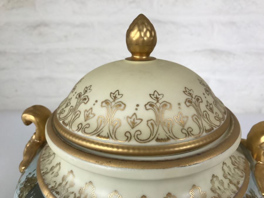 (2) Plates And Covered Footed Bowl Lenwile China Ardalt Japan [Photo 7]