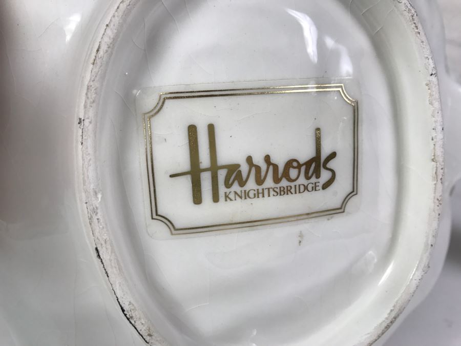 Harrods Knightsbridge Shell Floral Soap Dish With Pair Of Perched Birds [Photo 10]