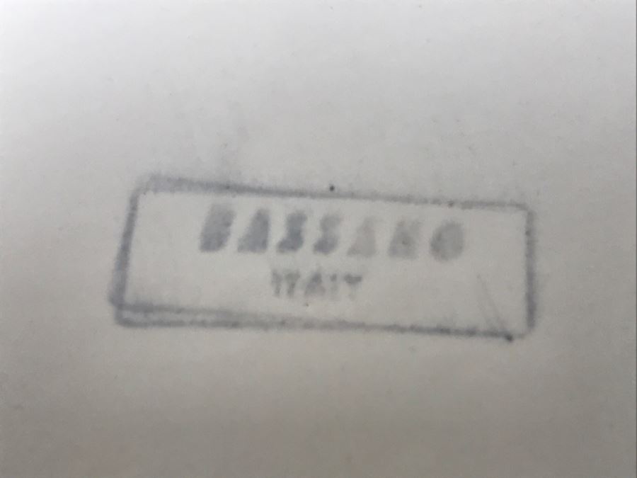 White Bassano Italy Porcelain Serving Tray [Photo 2]