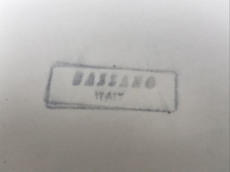 White Bassano Italy Porcelain Serving Tray [Photo 9]