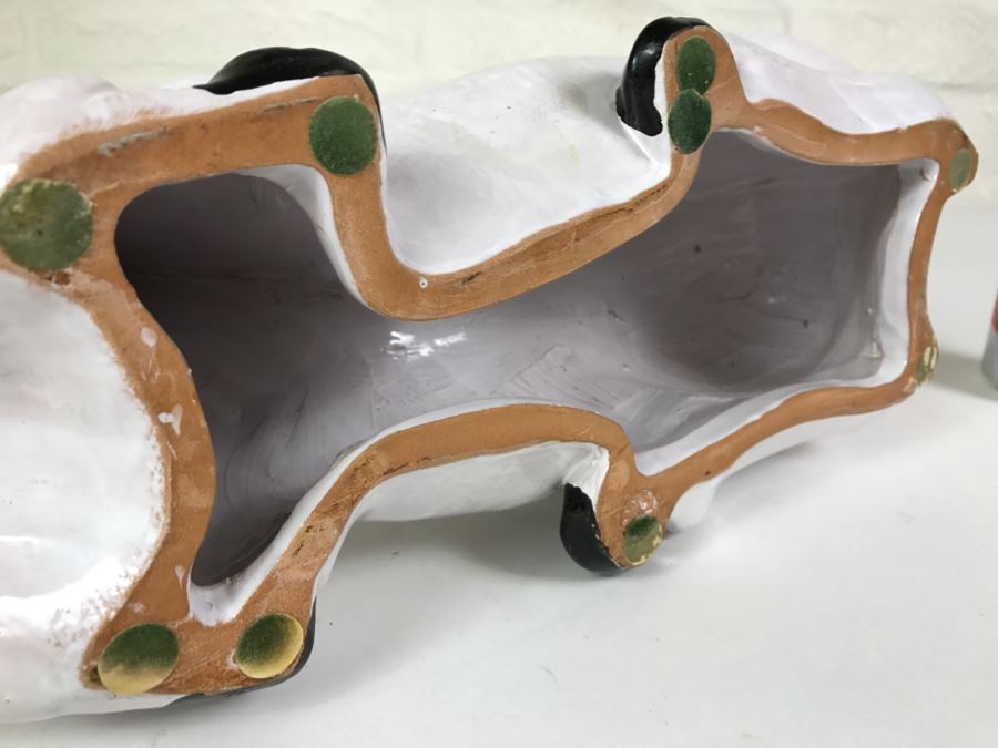 Stunning Large Vintage Porcelain Unicorn Horse Note Repair On Horn [Photo 12]