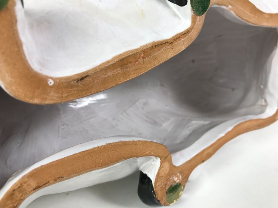 Stunning Large Vintage Porcelain Unicorn Horse Note Repair On Horn [Photo 13]