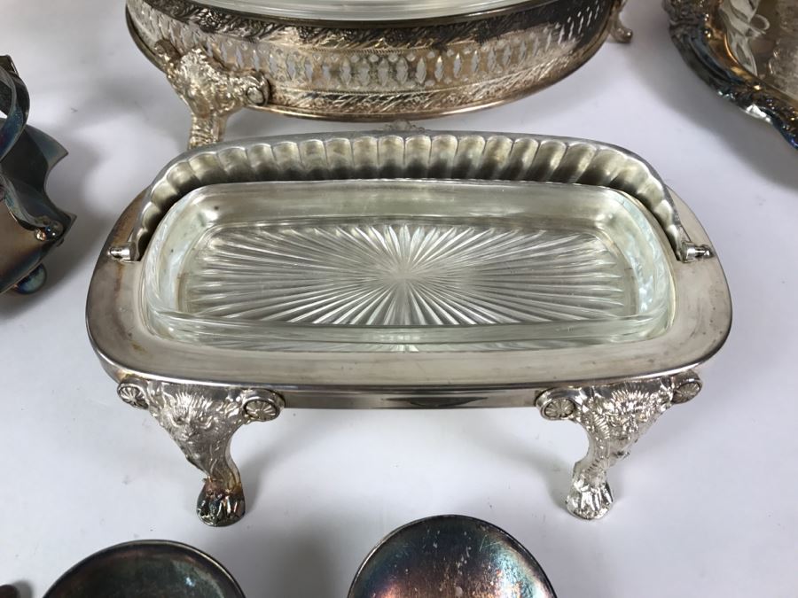 Huge Silverplate Tableware Serving Items Lot [Photo 4]