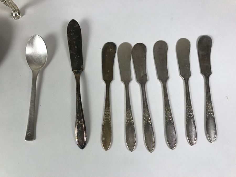 Huge Silverplate Tableware Serving Items Lot [Photo 14]