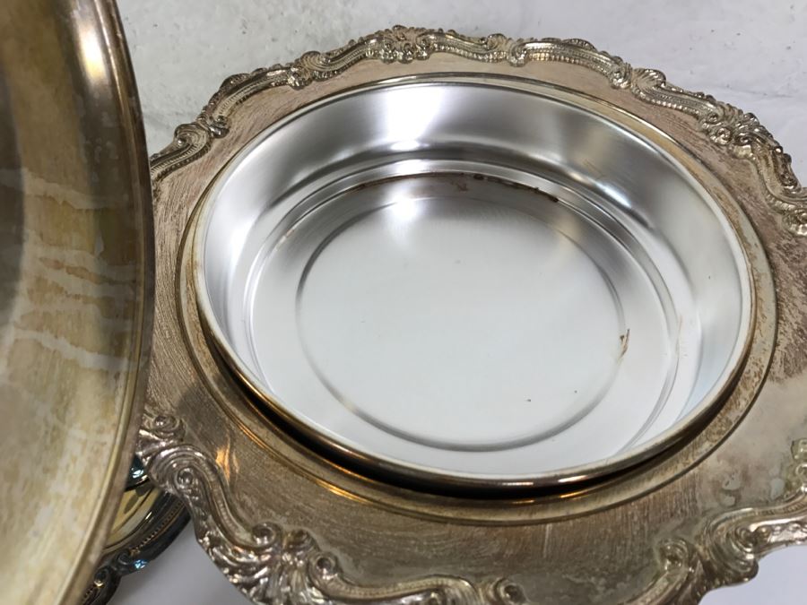 Huge Silverplate Tableware Serving Items Lot [Photo 18]