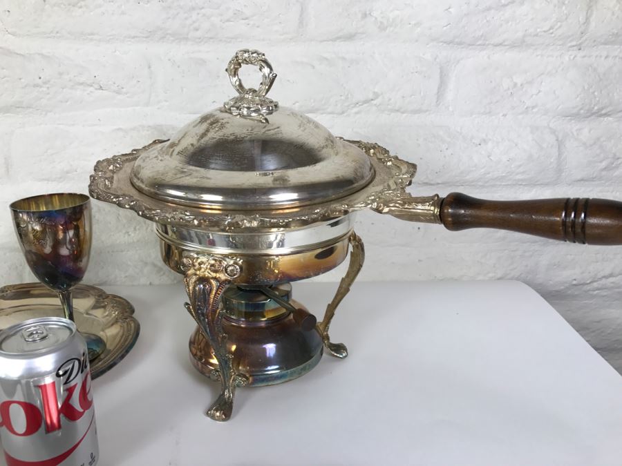 Huge Silverplate Tableware Serving Items Lot [Photo 17]