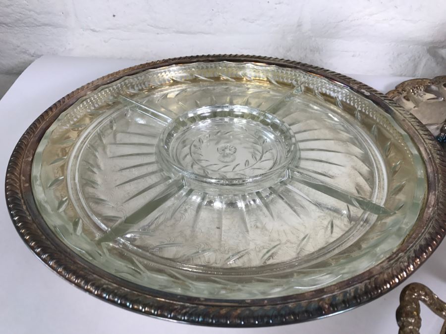 Huge Silverplate Tableware Serving Items Lot [Photo 10]