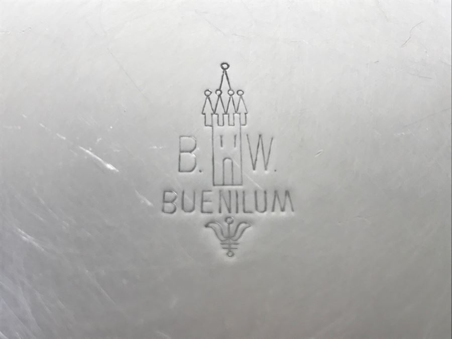 Hammered Aluminum Lot Including Stunning B W Buenilum Covered Dish [Photo 2]
