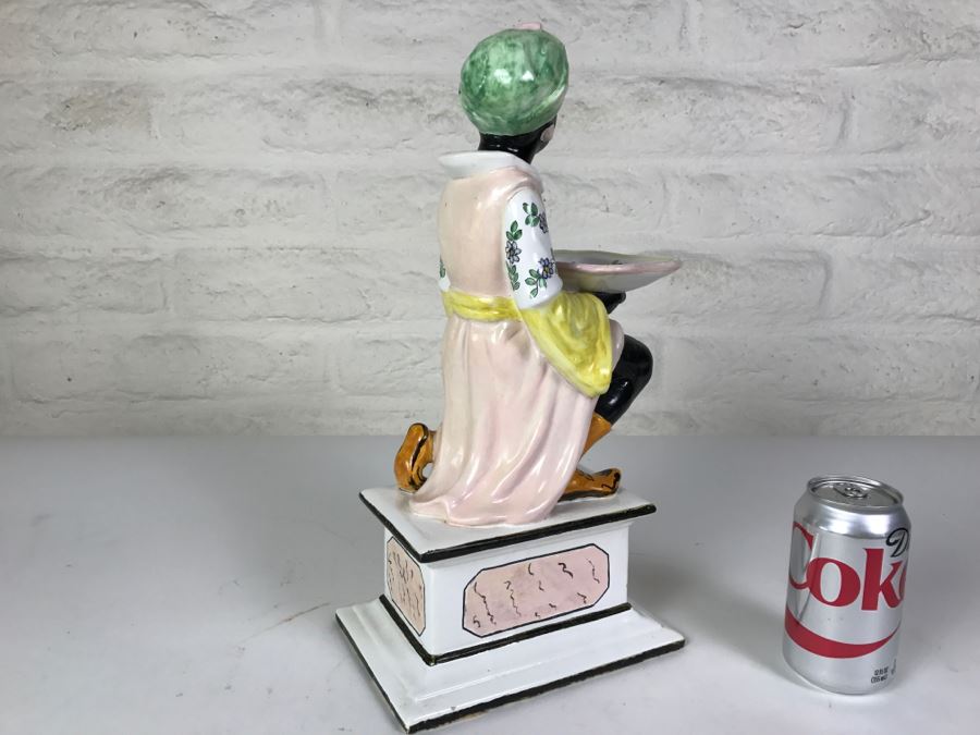 Large Figural Soap Dish Made In Italy Base Has Been Repaired As Shown In Photos [Photo 9]