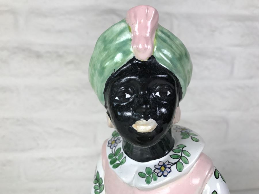 Large Figural Soap Dish Made In Italy Base Has Been Repaired As Shown In Photos [Photo 3]