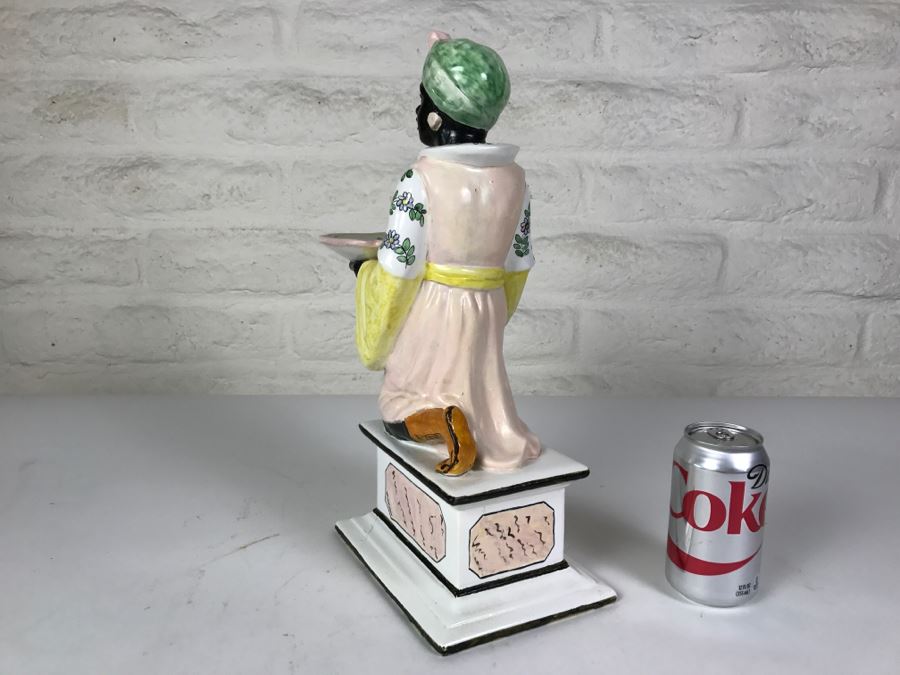 Large Figural Soap Dish Made In Italy Base Has Been Repaired As Shown In Photos [Photo 8]