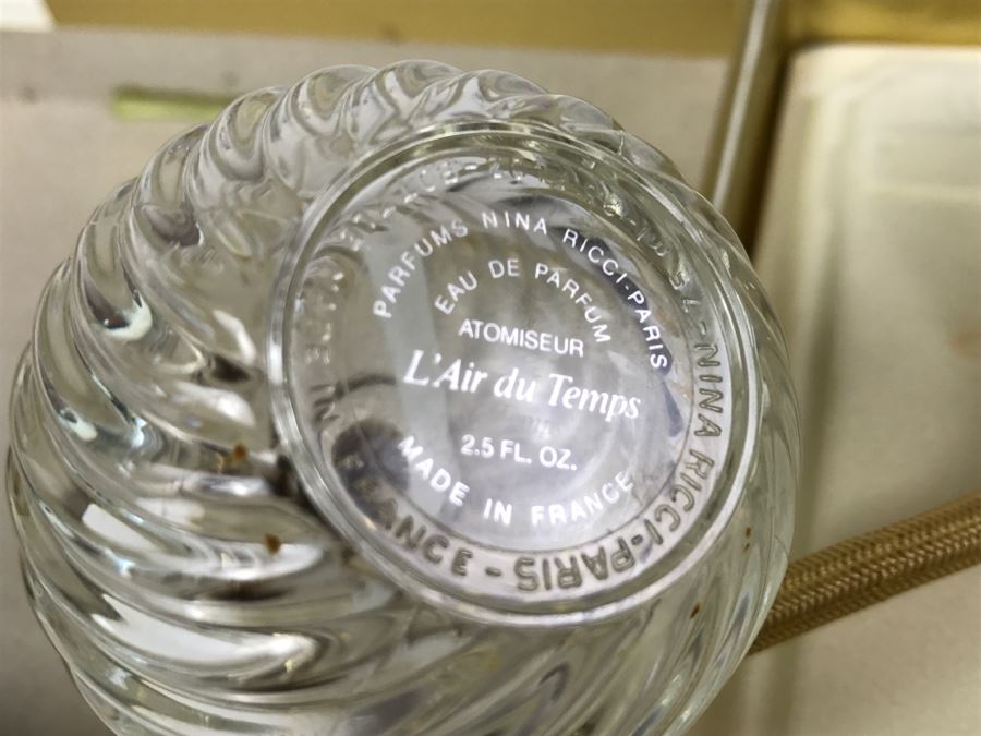 Nina Ricci L'Air du Temps Crystal Perfume Bottle With Box [Photo 3]