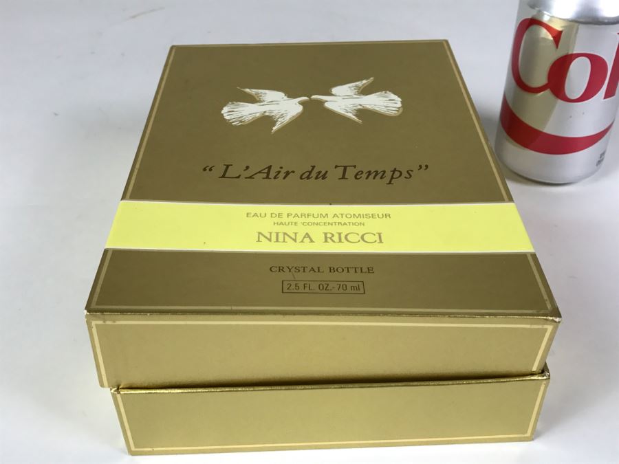 Nina Ricci L'Air du Temps Crystal Perfume Bottle With Box [Photo 4]